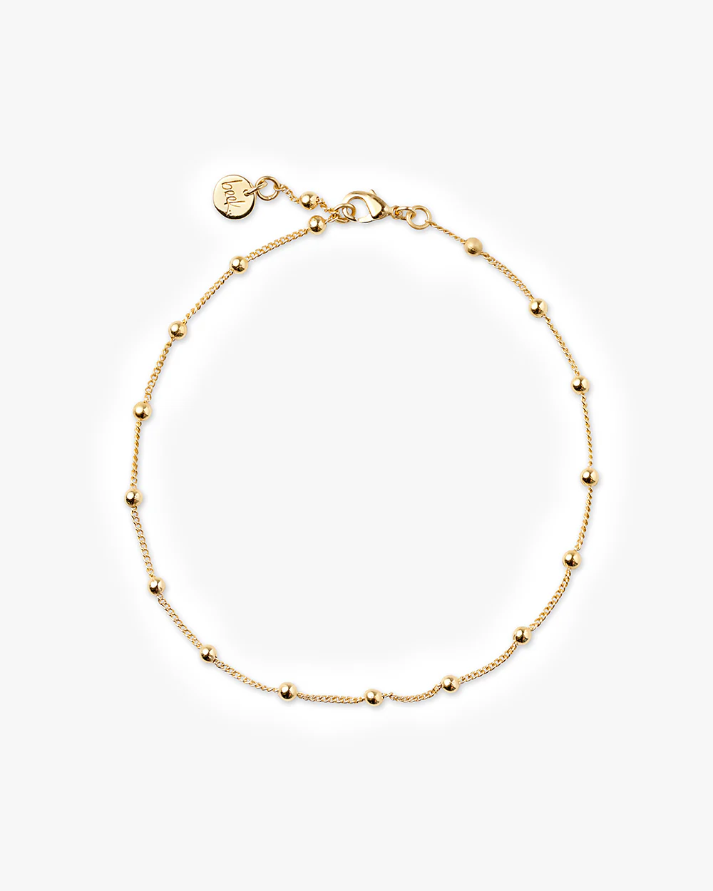 Bead Anklet - Gold