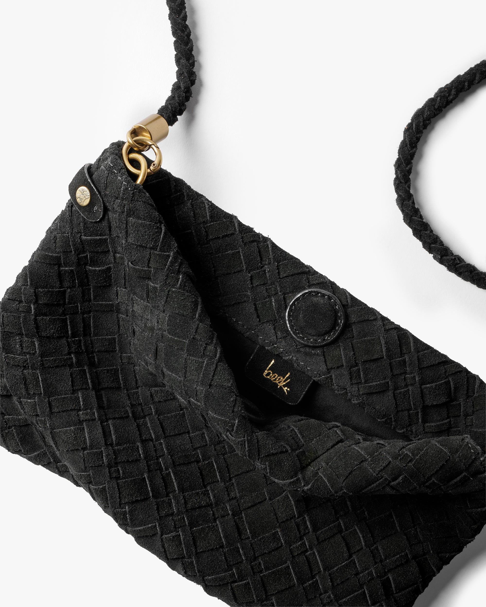 STARLING WOVEN CLUTCH - Black - Image 2